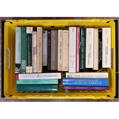 474 - Large Box of Irish Interest Literature, Poetry and Theatre Interest etc.