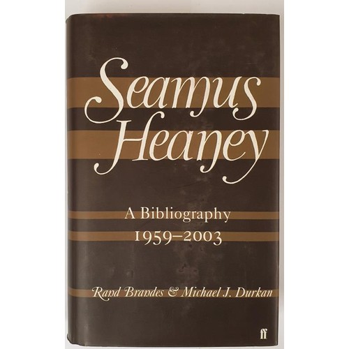 478 - R. Brands & M. J. Durkan. Seamus Heaney - A Bibliography.Scarce reference work in mint condition