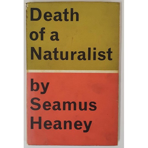 479 - Seamus Heaney. Death of a Naturalist. 1976. First Edition (3rd Imp,) Interesting ephemera. Fine orig... 