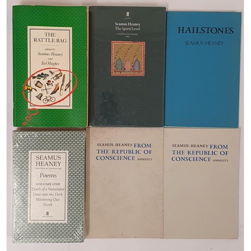 488 - Seamus Heaney X 9 Titles: Poems: Volume One (4 Vols.) Heaney, Seamus Published by Faber, UK, 1995. A... 