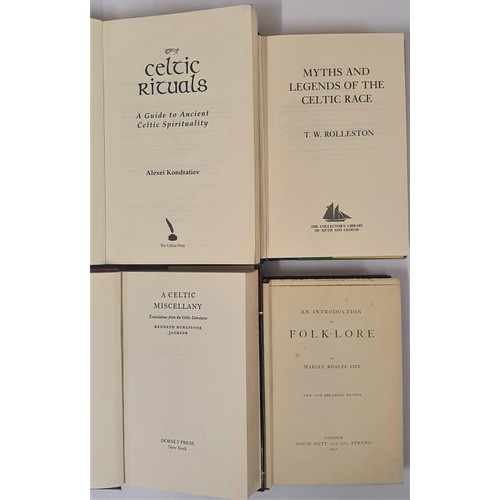 498 - Cox, An Intro to Folklore, 8vo, 1897; ex libris famed Irish archaeologist  RAS Macalister with ... 