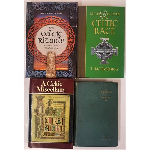 498 - Cox, An Intro to Folklore, 8vo, 1897; ex libris famed Irish archaeologist  RAS Macalister with ... 