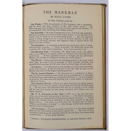 503 - The Time Machine Wells, H. G. Published by William Heinemann, 1895. Small octavo, pp. 1-151 [152] + ... 