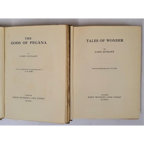 505 - The Gods of Pegana Lord Dunsany Published by Elkin Mathews 1916; Tales of Wonder by Lord Dunsany (2)