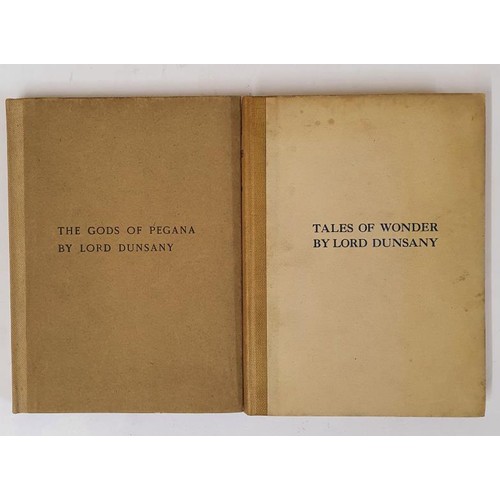 505 - The Gods of Pegana Lord Dunsany Published by Elkin Mathews 1916; Tales of Wonder by Lord Dunsany (2)