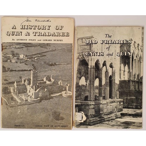 522 - [scarce Clare histories] The Old Friaries of Ennis and Quin by Father Paul Mary. 1959. Old monastic ... 