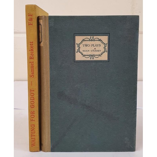 523 - Irish Play wrights X 2 Titles: Waiting for Godot by Samuel Beckett, Faber and Faber 1st Edition; Two... 