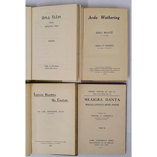 527 - Irish Gaelic Titles; Árda Wuthering by Emily Bronte, translated by Seán Ó Cios&... 