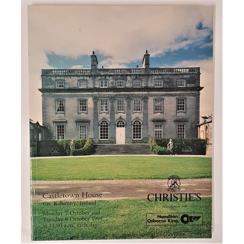 545 - Auction catalogue. Sale of contents of Castletown House, Co Kilkenny 7/8 Oct. 1981. Quarto. 170 page... 