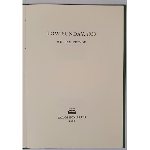 548 - William Trevor; Low Sunday 1950, signed limited edition 184/232, Colophon Press 2000