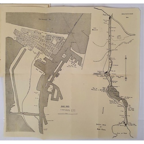 558 - D.M. Stewart Beale. Through The Suez Canal. 1926. Map of Port Said and other illustrations, 32 views... 