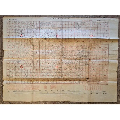 559 - Maps - Glen Imaal (Glen of Imail), Artillery Training Map; Whitehall Series of Military Maps, Glen I... 