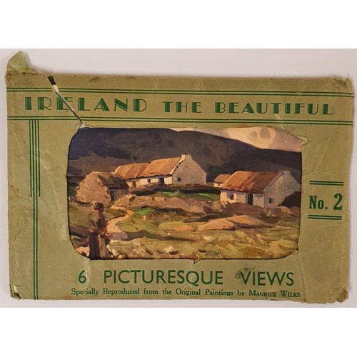 568 - 8 Post cards; Ireland the Beautiful, 8 Picturesque Views specially reproduced from the original pain... 