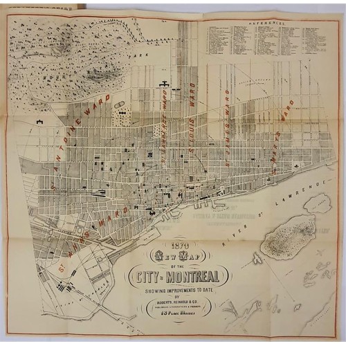 569 - Chisholm's Stranger’s Guide to Montreal. 1971. 1st. Illustrated with fine folding coloured map... 