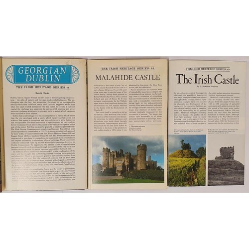 609 - Harold Clarke. Georgian Dublin,1976. Malahide Castle 1978 and D. Newman Johnson. The Irish Castle.19... 