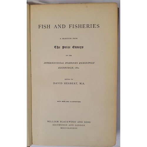 612 - David Herbert. Fish & Fisheries. 1883. 1st with 18bplates including 3 coloured plans of ice hous... 