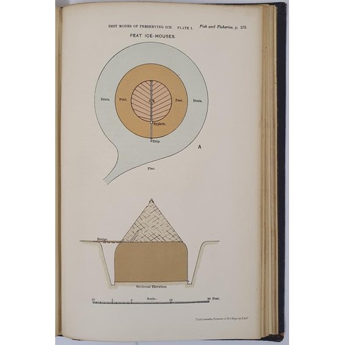 612 - David Herbert. Fish & Fisheries. 1883. 1st with 18bplates including 3 coloured plans of ice hous... 