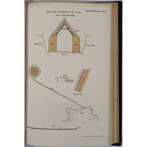 612 - David Herbert. Fish & Fisheries. 1883. 1st with 18bplates including 3 coloured plans of ice hous... 