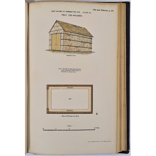 612 - David Herbert. Fish & Fisheries. 1883. 1st with 18bplates including 3 coloured plans of ice hous... 