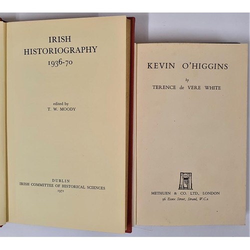 614 - TD Williams assoc: Irish Historiography, 1936-1979 (ed) TW Moody, 1971, 8vo, vg; signed copy from th... 