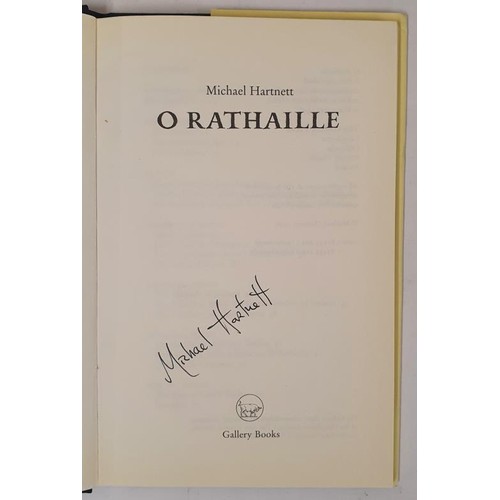 619 - Michael Hartnett; O Rathaille, signed first edition HB, Gallery Press 1998