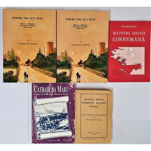 637 - Mayo History. Account of History of Burrishoole Parish by Padraig O’Morain. 1957; Mapping South Conn... 