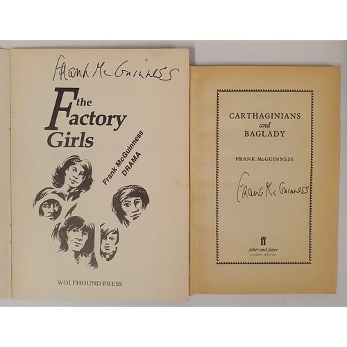 633 - Frank McGuinness- The Factory Girls. First Edition 1988, First Printing of the Revised edition. Cart... 