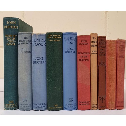 672 - John Buchan X 10 Titles:The Power-House 1st Ed Published by William Blackwood and Sons, Edinburgh, L... 