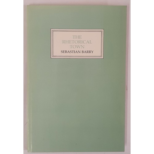 676 - Sebastian Barry - The Rhetorical Town, published by The Dolmen Press, 1985. First Edition. Scarce th... 