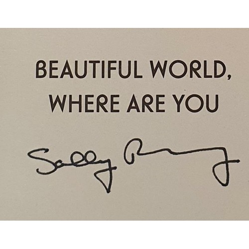 689 - Sally Rooney - BEAUTIFUL WORLD, WHERE ARE YOU. First UK Edition 2021, First Printing. A true first e... 