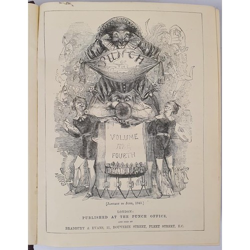 700 - PUNCH'S Almanack. 21 Volumes. Earliest edition from 1841-42, Latest 1883-84