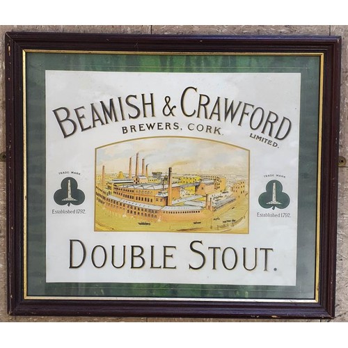 19 - Beamish & Crawford Double Stout, Advertising Sign - Original, 22