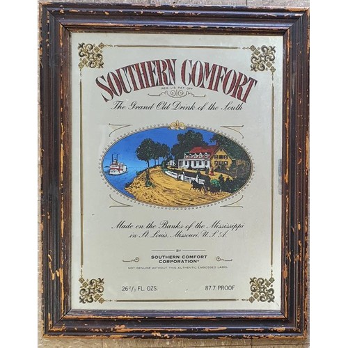 25 - Southern Comfort Advertising Mirror - Original, 20.5
