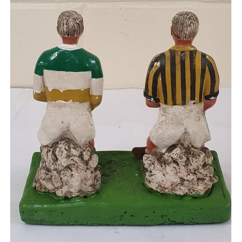 27 - On All Grounds, Playerss Please Original Hurler (Kilkenny) and Footballer (Offaly) figures