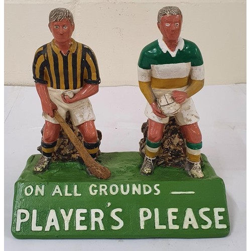 27 - On All Grounds, Playerss Please Original Hurler (Kilkenny) and Footballer (Offaly) figures