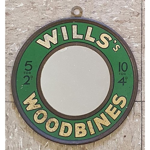 40 - Original Wills's Woodbines Pub Mirror, 8