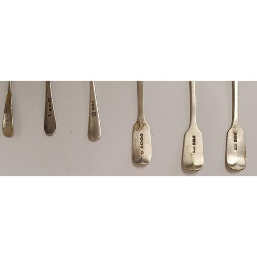 114 - Collection of Victorian and some earlier Silver Tea/Coffee spoons, c.140grams