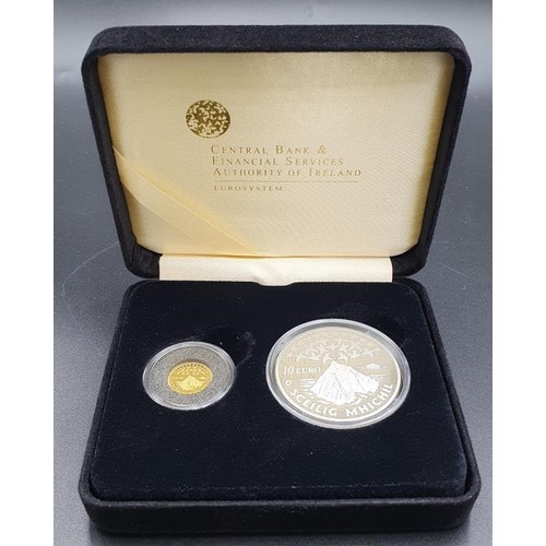 175 - Gold And Silver Two-Coin Proof Set 2008. Comprising a €10 Silver Proof Coin and a €20 Gold... 