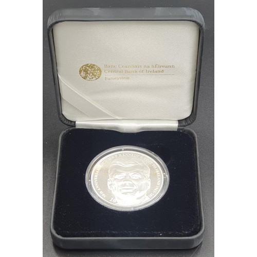 181 - John F Kennedy Silver Irish Proof Euro Coin 2013, Marking the 50th Anniversary of JFK's visit to Ire... 