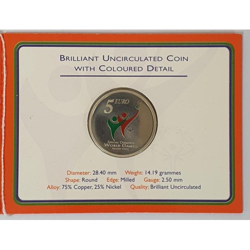 208 - 2003 Irish Silver Proof €10 Commemorative Coin Ireland Special Olympics, Ltd Edit of 30,000 wit... 