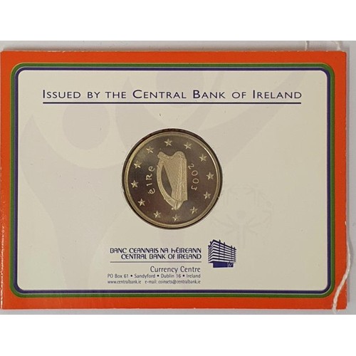 208 - 2003 Irish Silver Proof €10 Commemorative Coin Ireland Special Olympics, Ltd Edit of 30,000 wit... 