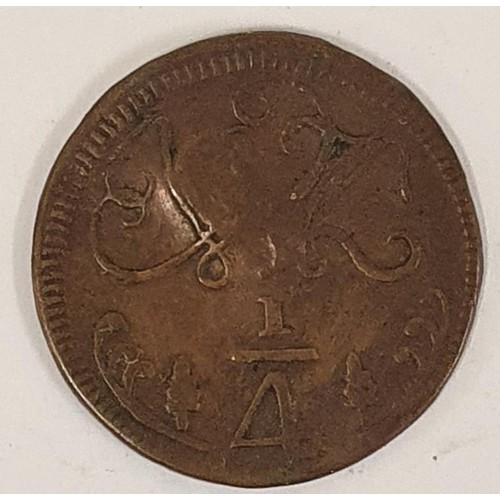 224 - 1817 Venezuela Caracas 1/4 Real, with minting error