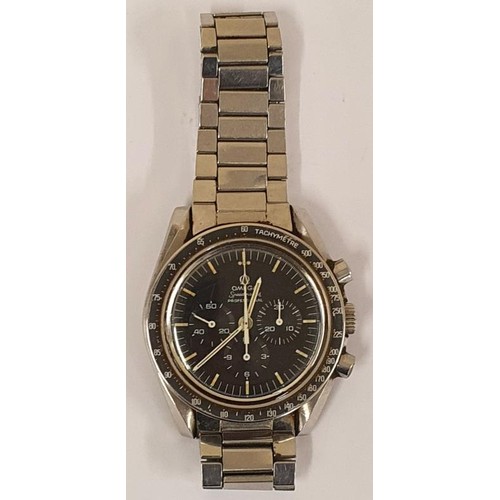 237 - Vintage 1971 Omega Speedmaster Professional, chronograph steel cased 17 Jewel gentleman's bracelet w... 