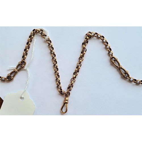 239 - Antique 9ct. Rose Gold Chain approximately, 150 cm. (59 inches) in length, c.78grams