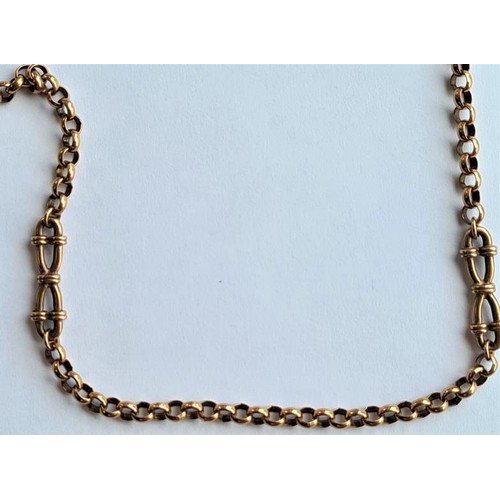 239 - Antique 9ct. Rose Gold Chain approximately, 150 cm. (59 inches) in length, c.78grams