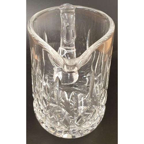 291 - Vintage Waterford Crystal Lismore 1 Pint Water Jug. In original packaging. Serial number 600-318