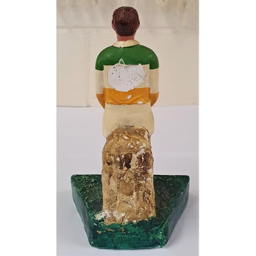 27A - Player's Please On All Grounds No.6 Offaly Football Figure by Egan, Fiddown, Co. Kilkenny, c.24cm. D... 