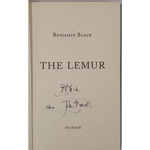 35 - John Banville (Benjamin Black) – The Lemur, Published 2008. First UK Edition, First Printing. ... 
