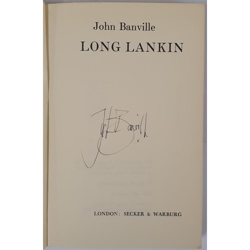 38 - John Banville – Long Lankin, Published by Secker & Warburg, London, 1970. Exceptional scarce pro... 