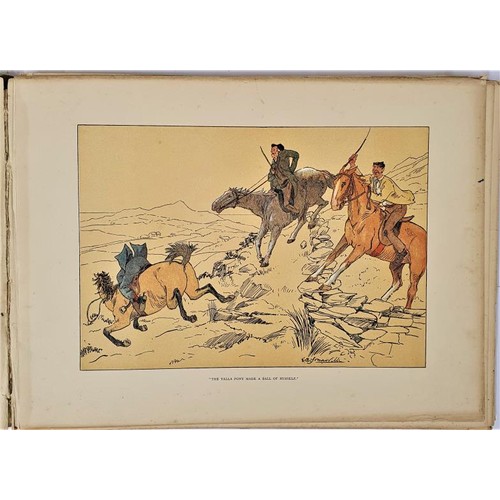 72 - Somerville & Ross. A Patrick's Day Hunt. 1902. Oblong folio. First edition. 8 fine coloured hunt... 